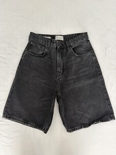 Pull & Bear Baggy Shorts Schwarz Gr. 38