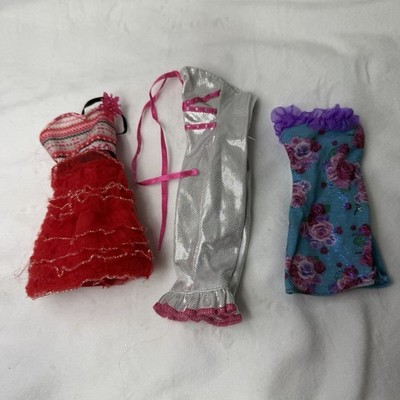 Bundle Of 3 Barbie Doll Dresses Modern Fashions Fashionista Clothes Outfits F10i