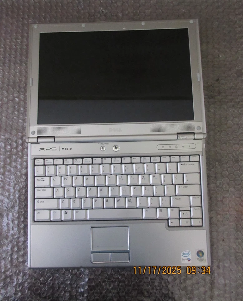 Dell XPS M1210 MXC062 12.1" Intel Core 2Duo @ 2.00GHz 3GB RAM MXC062 SIN OS/HDD. Foto 3 de 4