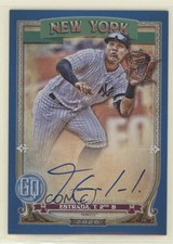 2020 Topps Gypsy Queen Indigo 149/150 Thairo Estrada #GQA-TE Auto h3a