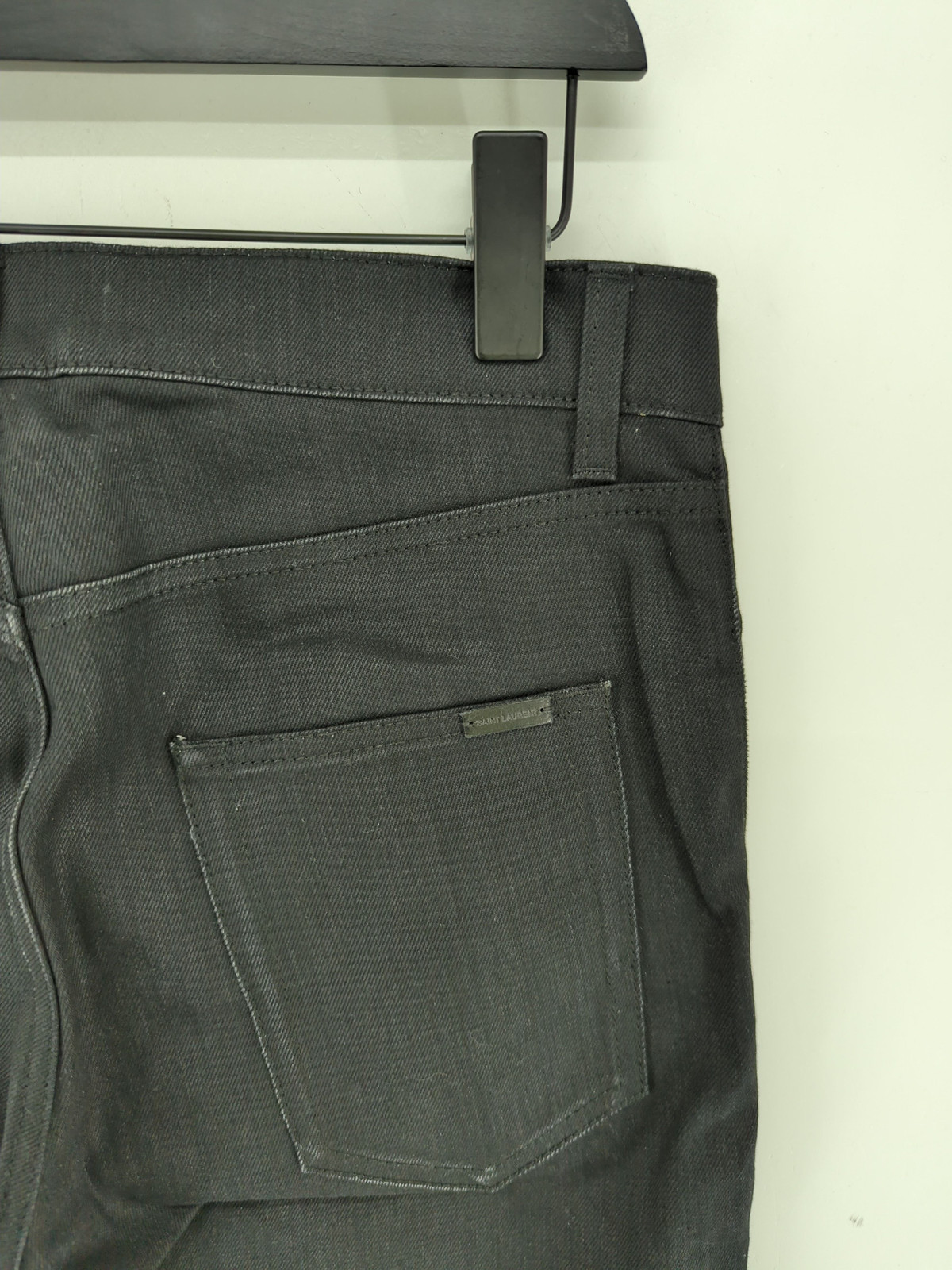 Jeans uomo Saint Laurent W 30 colore nero 100% altro dritto