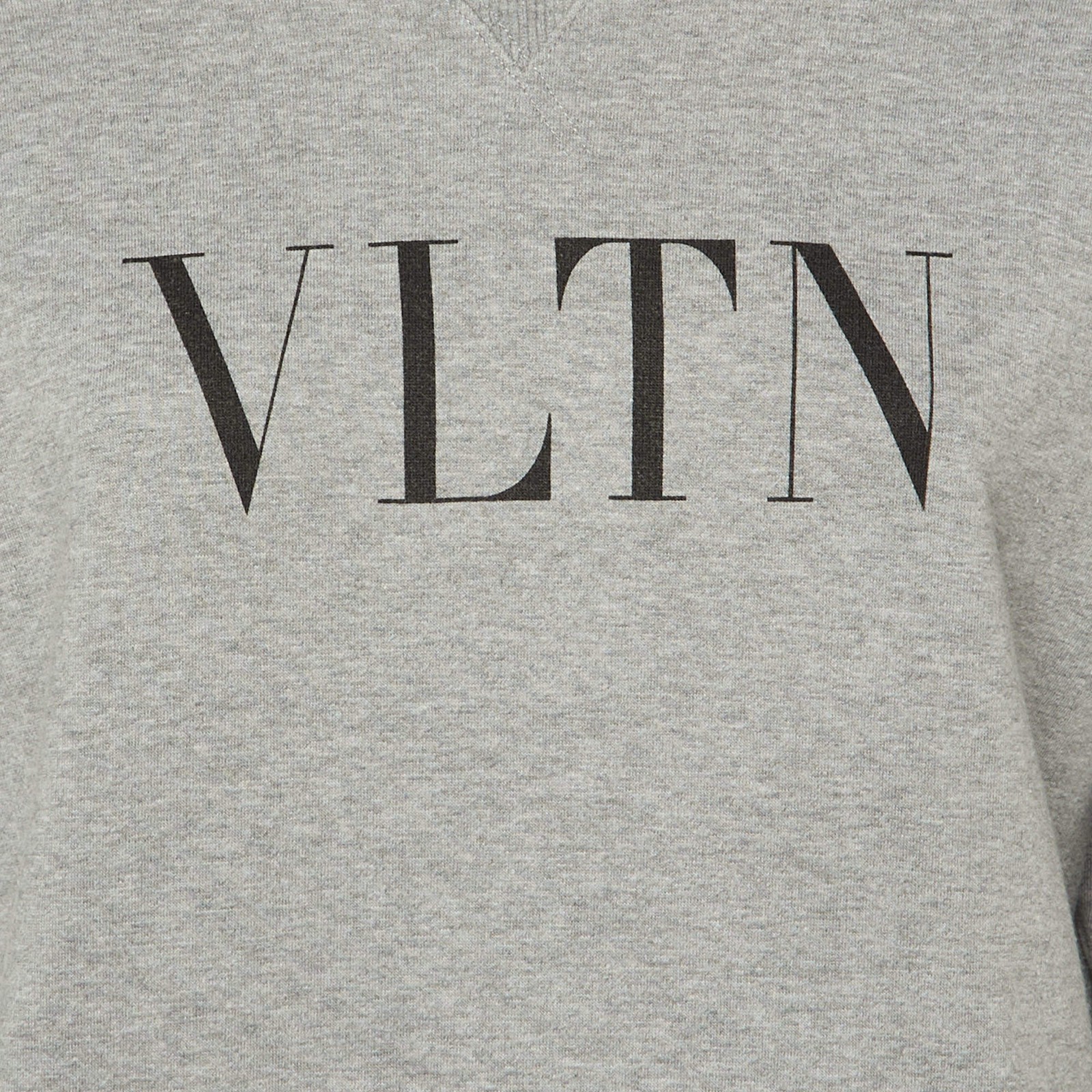 Valentino Grey Logo Print Cotton Sweatshirt M thumbnail 3