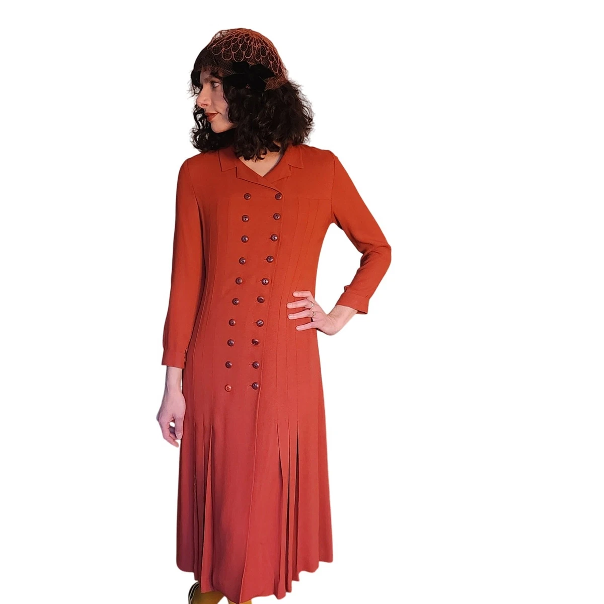 chinese dress ladies Chouyatou Women's Casual Long Sleeve Button Down Shirt Dress Elegant P –  CHOUYATOU main image 1