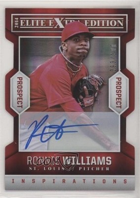 2014 Panini Elite Extra Edition Prospects 93/100 Ronnie Williams #98 Auto i6j