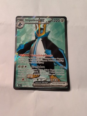 Pokémon Karte Impoleon ex 114/094 Full Art Deutsch Fatale Flammen Near Mint 