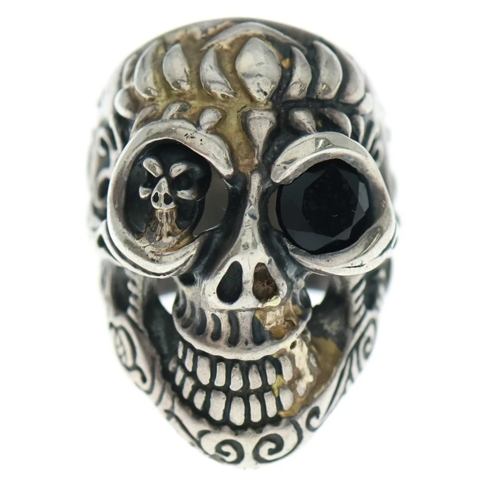 ANILLO CALAVERA BWL MASTER BWL Wall de cuero plateado usado 1dc58429d91ddc5d04adc0abba89 Foto 4 de 4