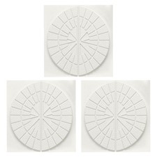 3 Pairs Sole Protector for Sneakers Non Slip Pad Heel Plates Repair White