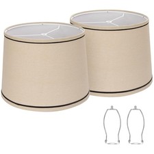 Medium Fabric Lamp Shades for Table  Floor Lamps - Set of 2