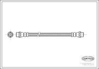 Bremsschlauch Corteco 19031221 FüR Sprinter Mercedes B904 408 CDI 410 4X4 411