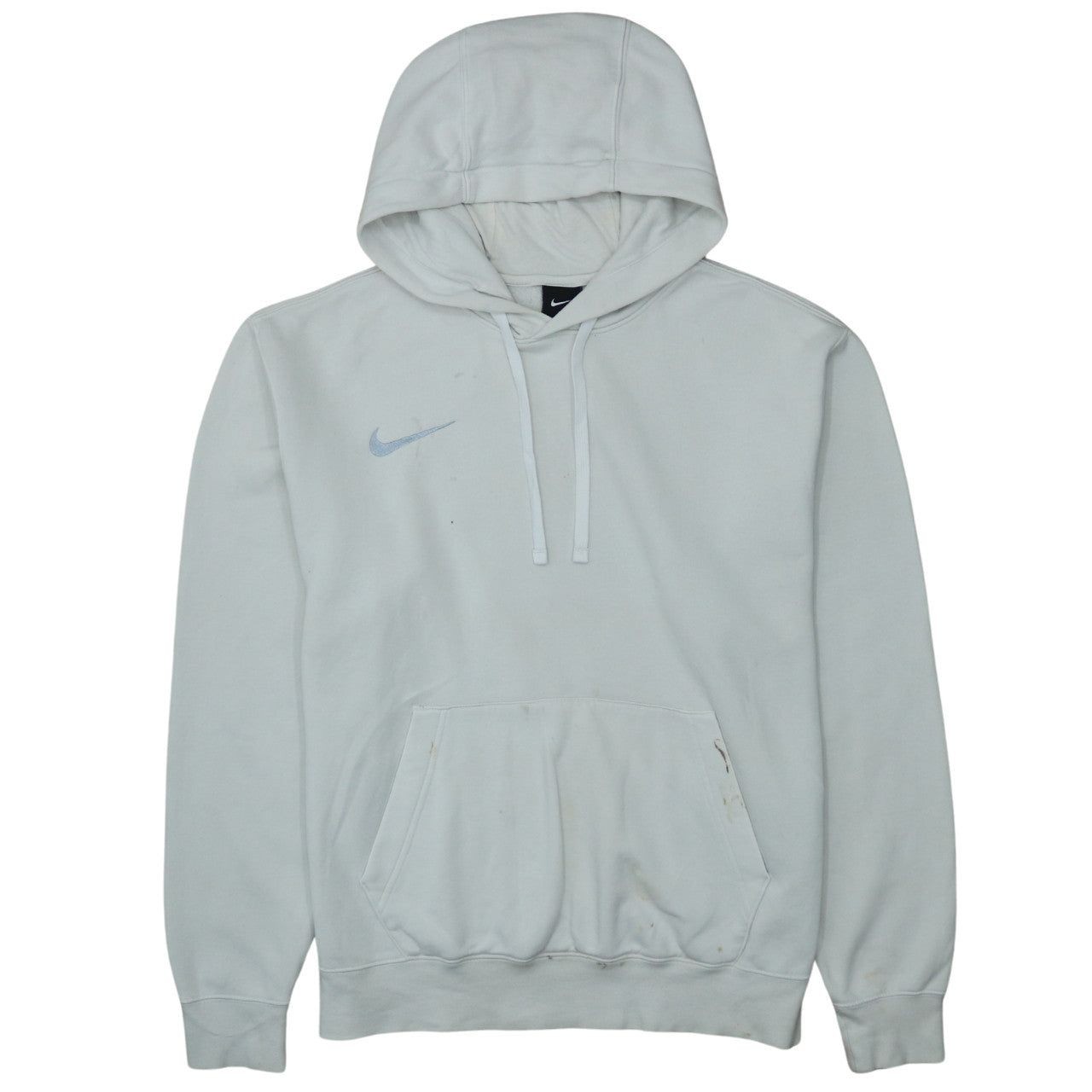 Nike White Hoodie Mens M