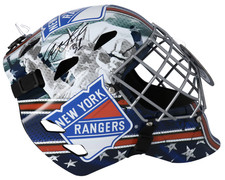 Igor Shesterkin Autographed New York Rangers Replica Mask Fanatics