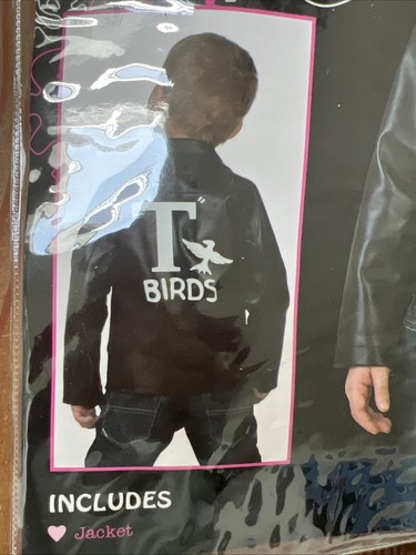 Toddler 4T T-Birds Jacket GREASE NEW - Picture 5 of 6