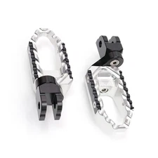 1 inch Lowered Silver Front Highway Foot Pegs For Daytona 675 R 13-17 18 19 20