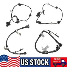 4X ABS Wheel Speed Sensor Front Rear Left & R...