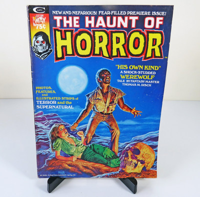 HAUNT OF HORROR #1 MAY 1974 MARVEL US GRAPHIC HORROR COMIC MAGAZINE