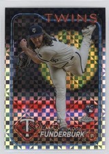 2024 Topps Chrome X-Fractor Kody Funderburk #297 0j9y