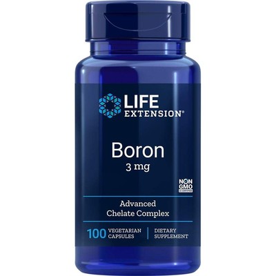 Boron 3 mg With Riboflavin (Vitamin B2)   Supports Healthy Bones, Hormone Act...