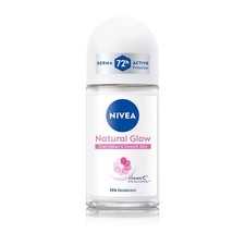 NIVEA Natural Glow Roll On 50ml  Vitamin C  E, Avocado Oil, 72H Bright Underar