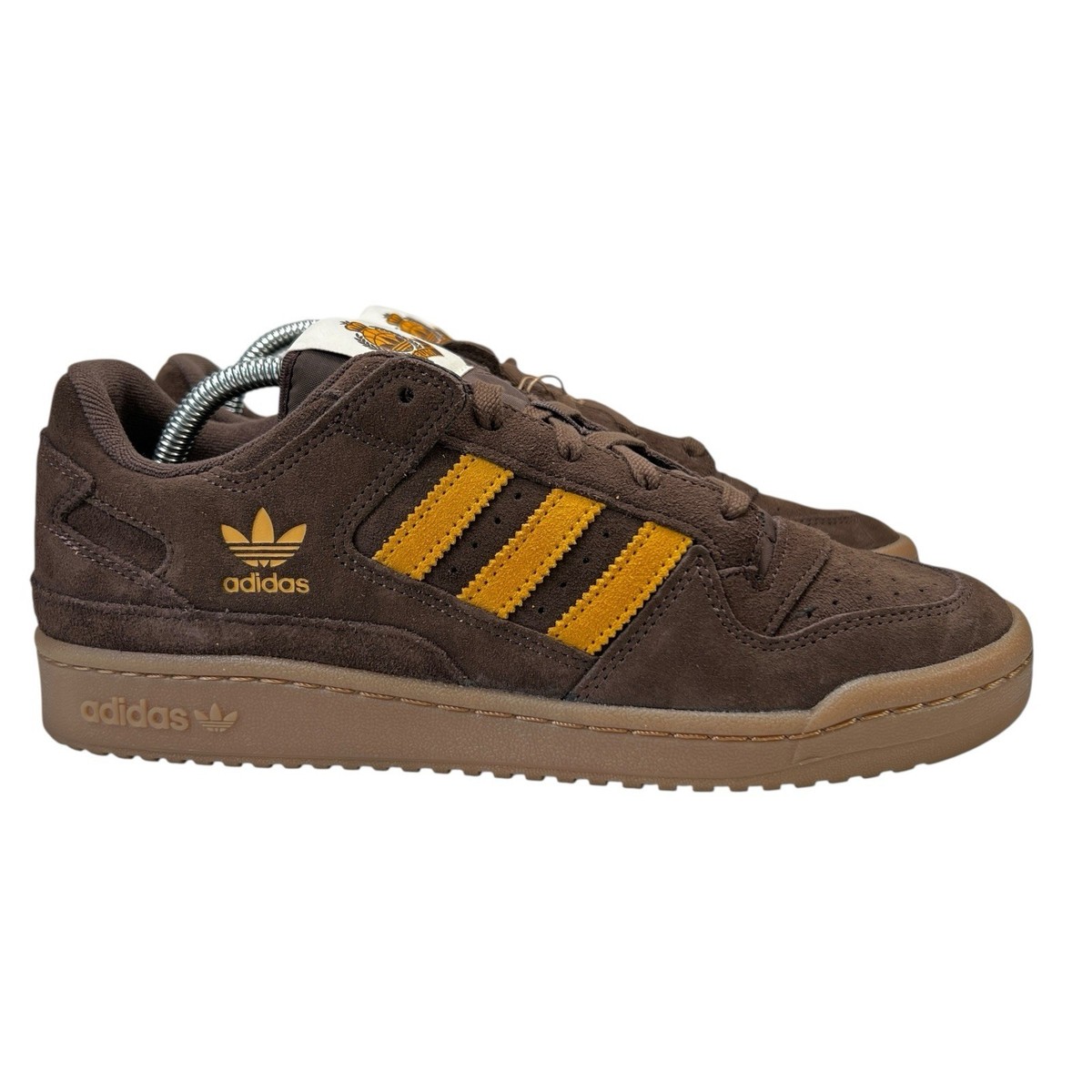 Adidas Forum Low CL Brown Preloved Yellow Shoes JI3274 Men's Sizes 13