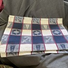 Xmas gift! Nautical Set Of 4 Seaside placements Anchor Boat Lighthouse Woven — photo 3