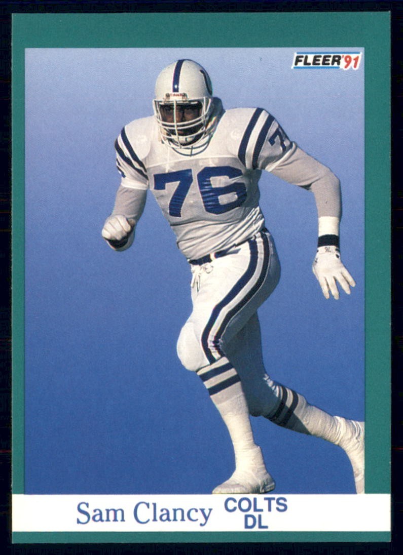 1991 Fleer - Sam Clancy #79