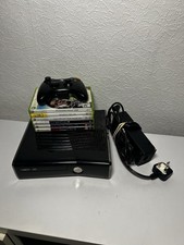 Microsoft Xbox 360 S 250GB Black Console With Controller And 6 Games Bundle