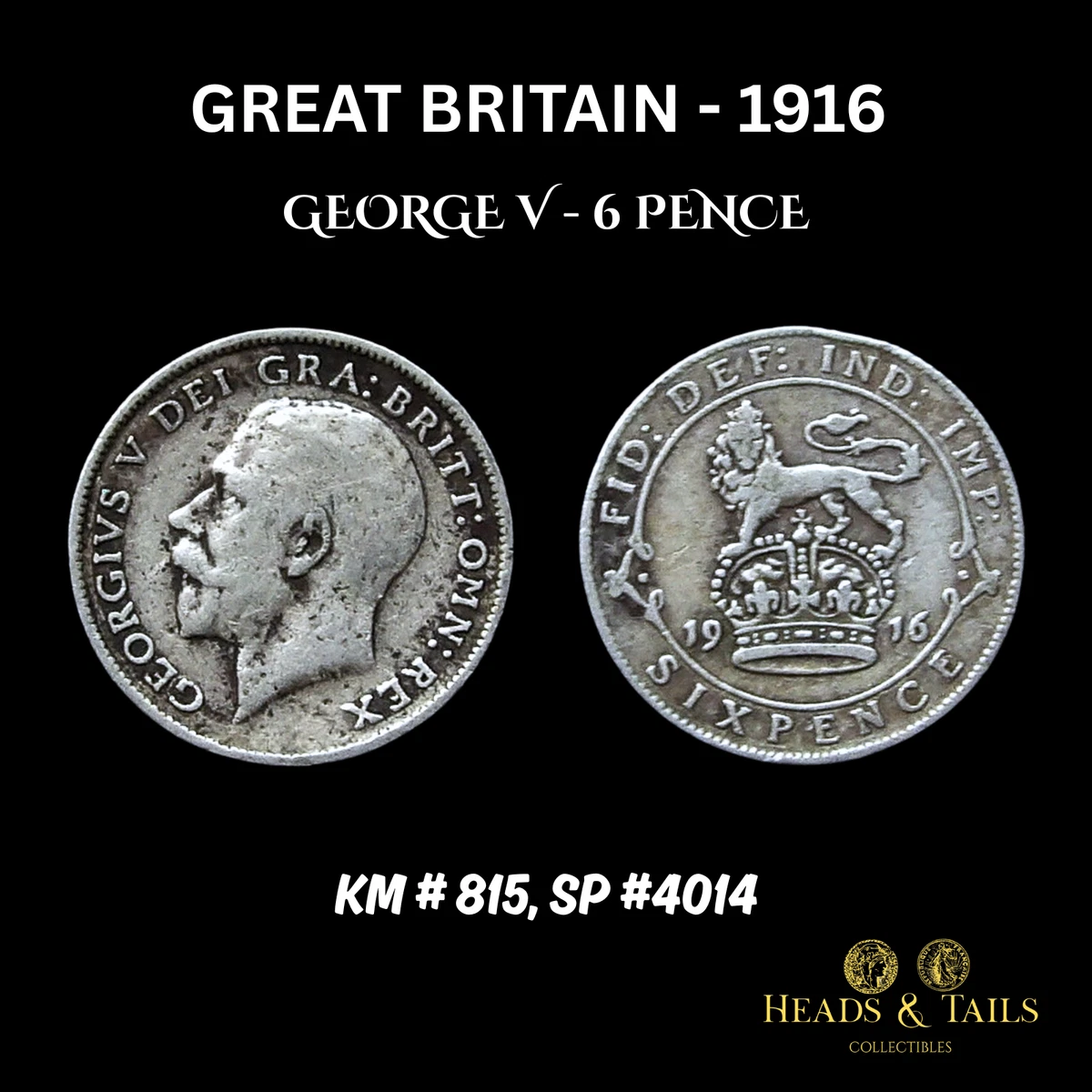 1916 Year UK Sixpences for sale | eBay