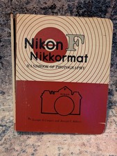 Nikon F Nikkormat Handbook Of Photography Camera Book Cooper 1969 ,chaps 1-14