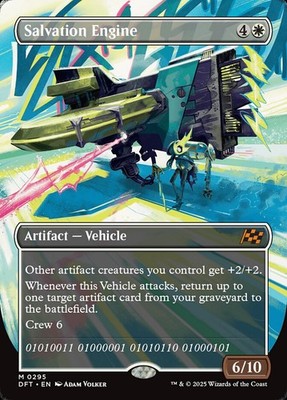 MTG Aetherdrift REVVED UP SHOWCASE M Salvation Engine #0295