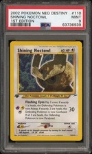 POKEMON SHINING NOCTOWL 2002 NEO DESTINY #110 1ST EDITION PSA 9 on eBay