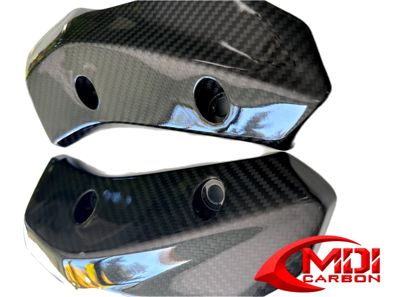 2014-2017 年雅马哈 FZ-07 MT-07 侧散热器盖 - 100% 碳纤维 — 第 3/4 张图片