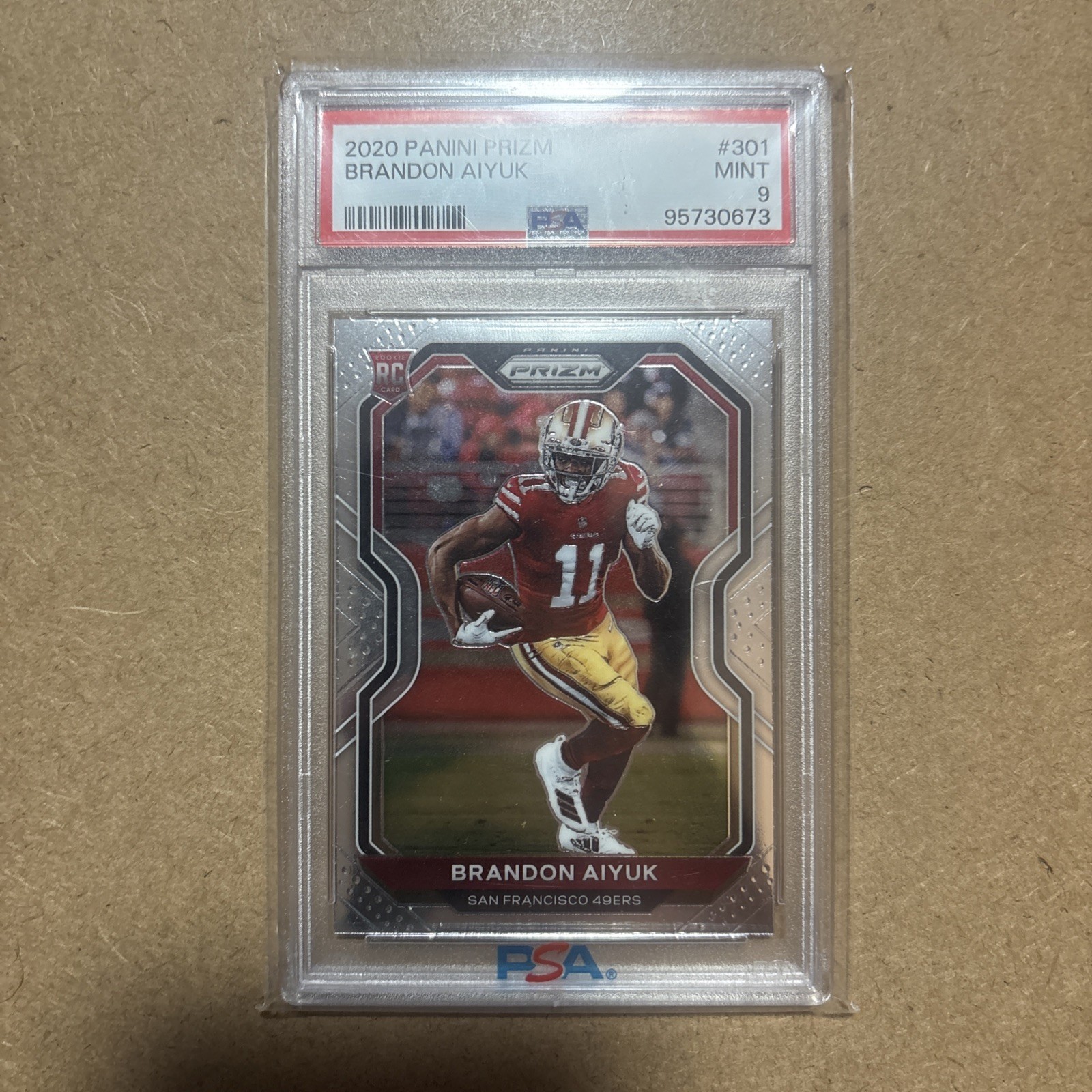 Brandon Aiyuk Panini Prizm #301 Base