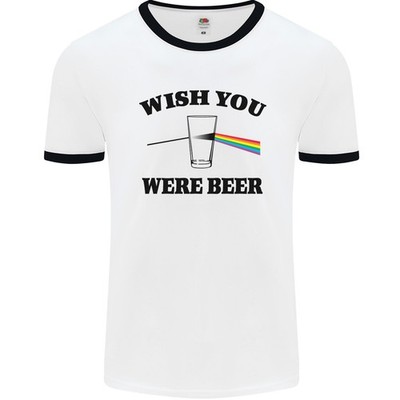 Wish You Were Beer St Patricks Day Alkohol Herren Ringer T-Shirt