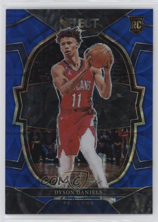 2022-23 Panini Select Concourse Blue Scope Prizm 235/249 Dyson Daniels #67 02v3