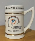 Autographed Don Shula 1973 Dolphins undefeated season beer stein