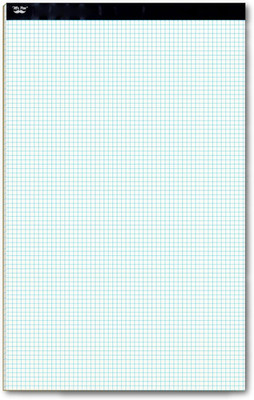 - Engineering Paper Pad, Graph Paper, 5X5 (5 Squares per Inch), 17''X11'', 22 Shee