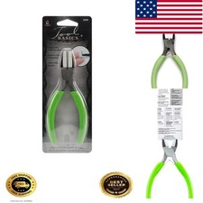 Versatile Nylon Jaw Pliers 5.5  for Jewelry and Crafting - Green Edition