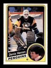 1984 O-Pee-Chee #176 Denis Herron  NM/NM+ X3007625