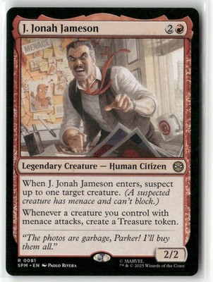 MTG J. Jonah Jameson 0081 Regular Marvel's Spider-Man NM SPM