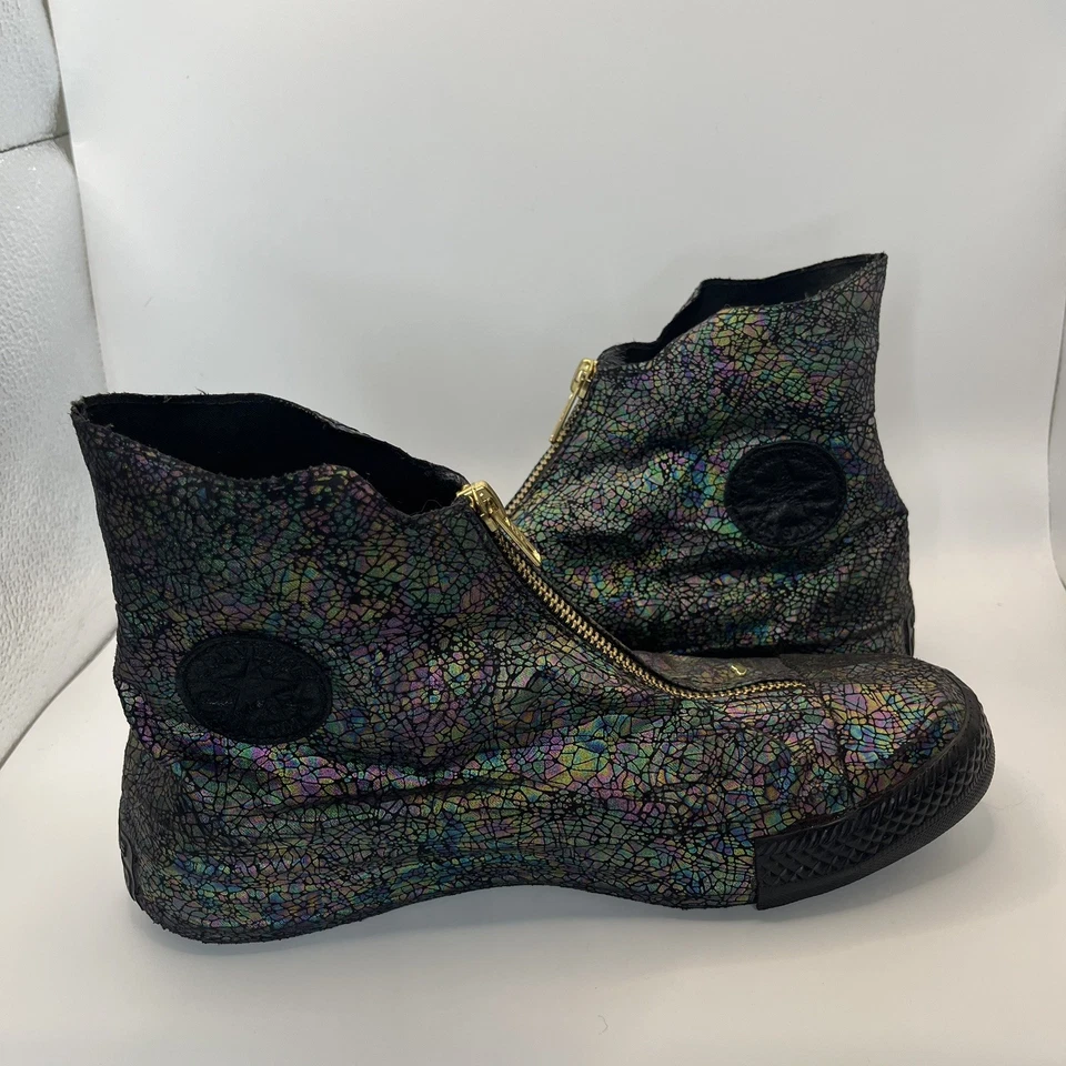 Zapatillas altas Converse Iridiscent Shroud raras para mujer talla 6 falta suela Foto 4 de 4