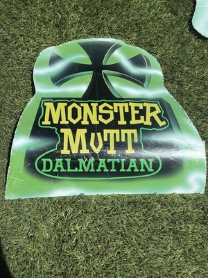 MONSTER TRUCK FIBERGLASS JAM PIECE PART GRAVE DIGGER AUTHENTIC