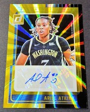Donruss WNBA Black Gold 5/5 Auto Ariel Atkins Holo 2025 Signature #SS-AA Sky