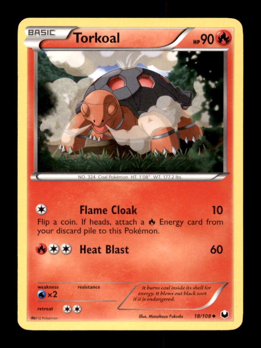 TORKOAL 18/108 UC DARK EXPLORERS POKEMON LP