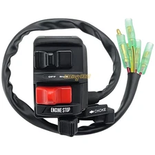 Left Handlebar Stop Switch Headlight for Kawasaki Mojave 250 KSF250A 1988-2004