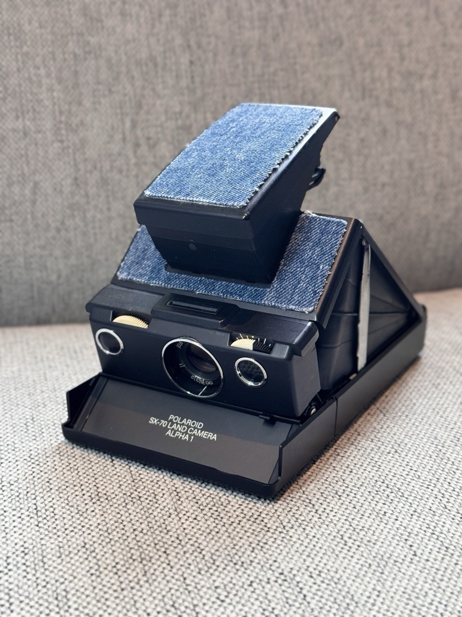 POLAROID SX-70 LAND CAMERA 動作未確認 Polaroid SX-70 Land Camera Alpha1 Instant Film with 600 converted
