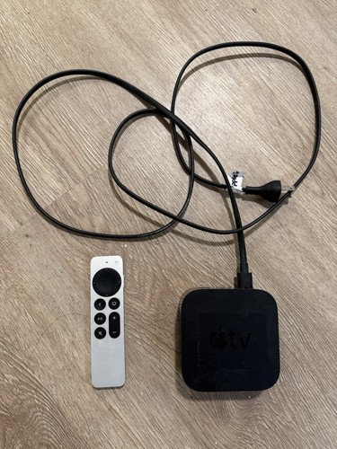Apple TV 4k A2169 2021 with Siri remote & power cable 32gb