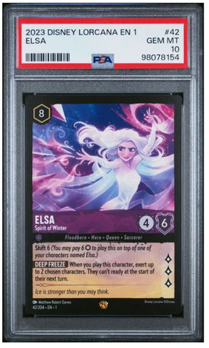 Elsa - Spirit of Winter graded PSA 10 for sale on eBay