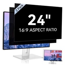 2 Pack 24 Inch Computer Privacy Screen Filter for 16:9 24 Inch 16:9