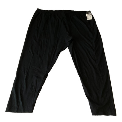 Ulla Popken Trouser Pants Womens Size 36/38 Black Stretch