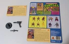 TMNT Vintage Bebop action figure accessories And File Card And Cardback